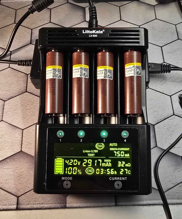 Акумулятор 18650 Нові LiitoKala HG2 3000mAh 2025 рік Високотокові