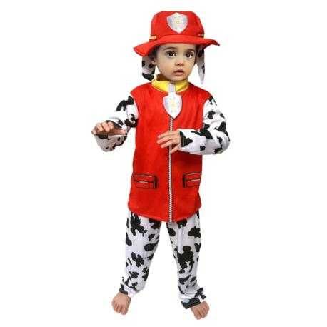 Strój Psi Strażak rozmiar 98/104 Piesek Dalmatyńczyk