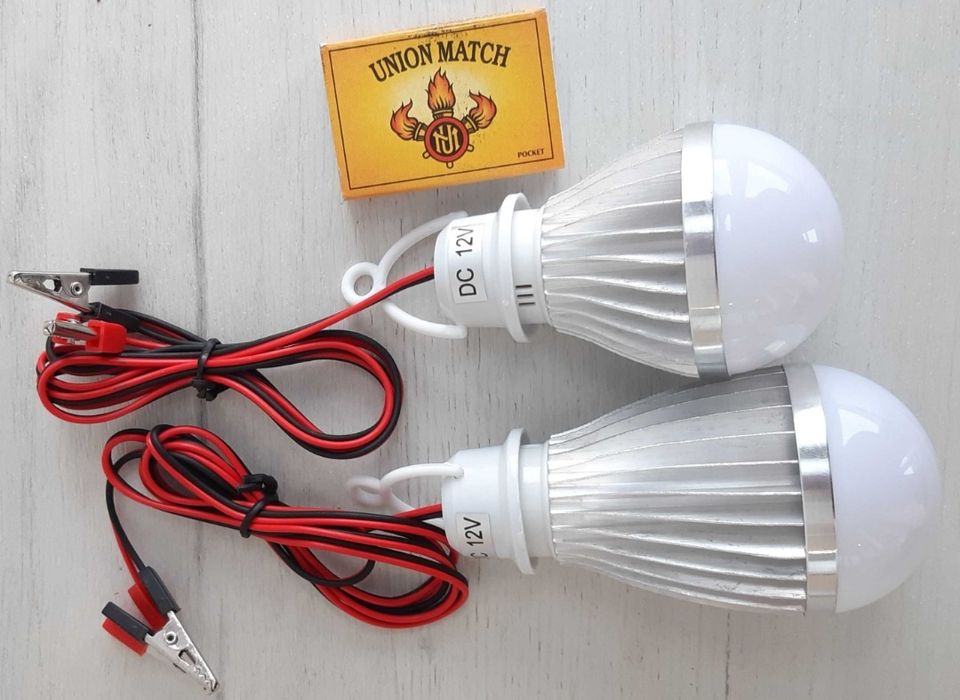 Ярка LED лампа 12v від аккумулятора 12w, 18w