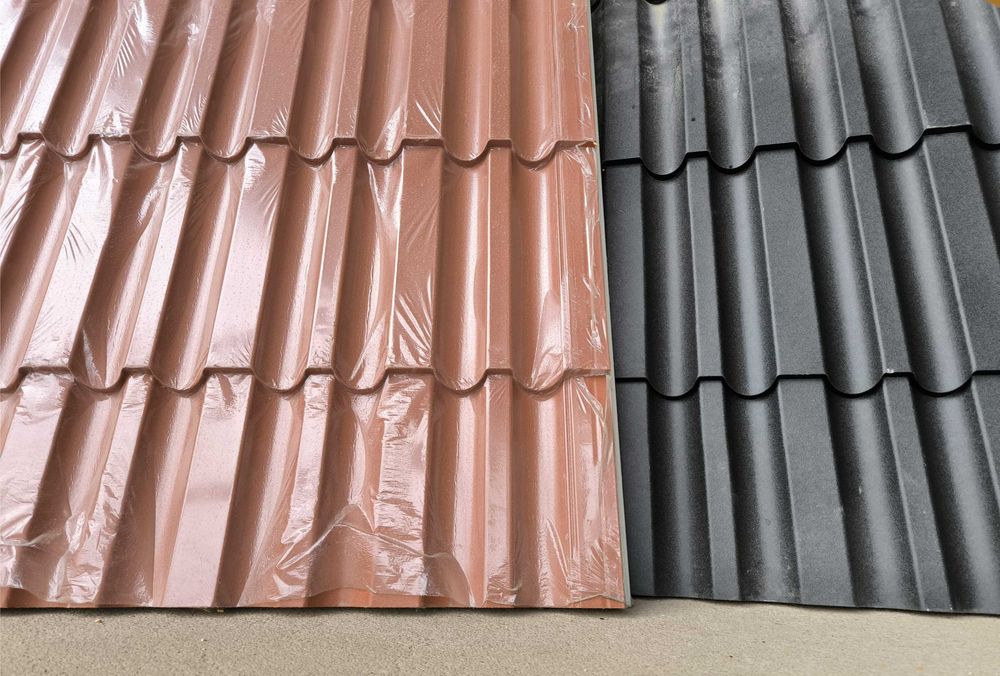 Telha MARSELHA Vermelha - Painel Sandwich 40mm - Cor Vermelho 8004