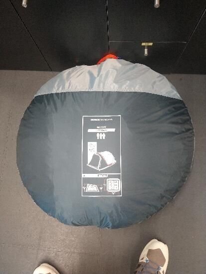 Tenda de Campismo instantânea 3 pessoas, 2 SECONDS Azul
