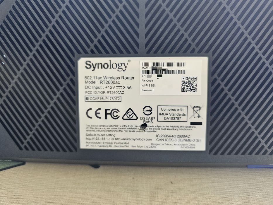 Router Synology RT2600AC447092777477089282