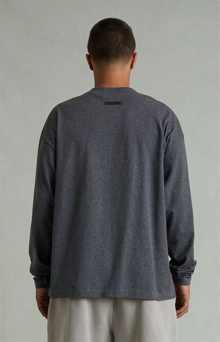 Чоловічий лонгслів Fear Of God Essentials CHARCOAL 125HO254201F ОРИГІНАЛ
