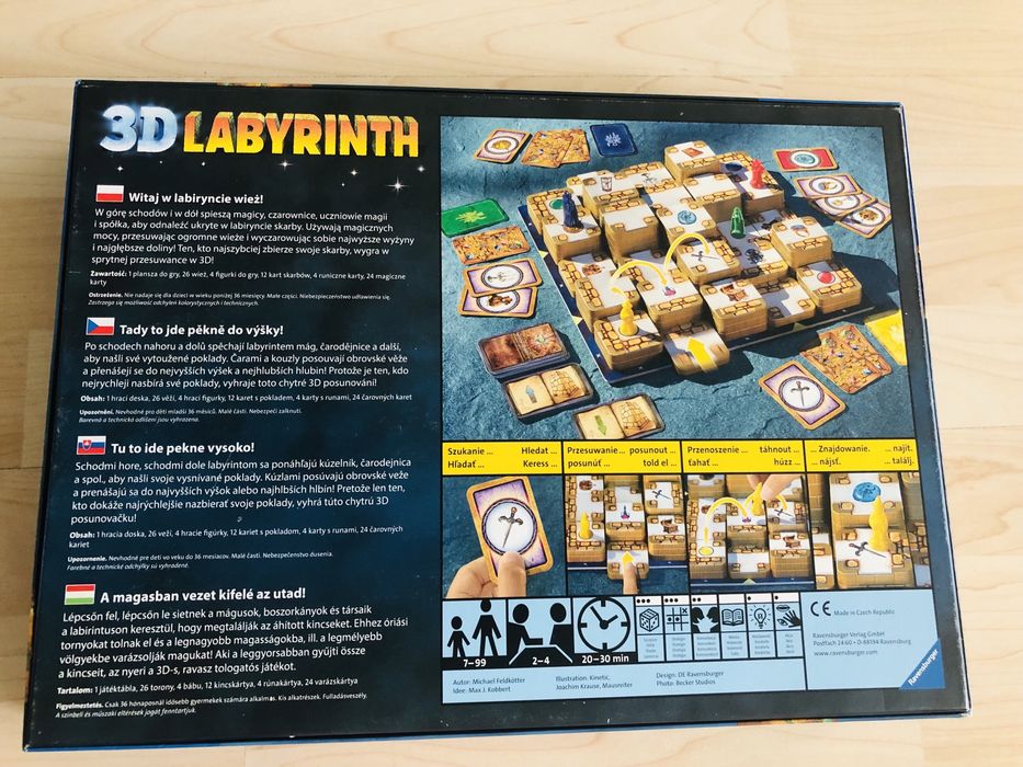 Gra Labirynt Labyrinth 3D stan idealny