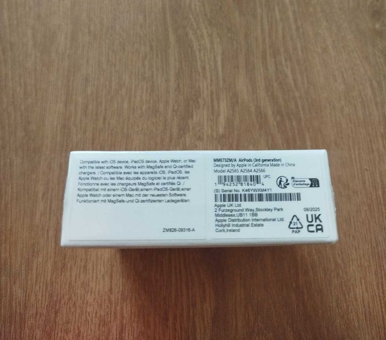 AirPods 3ª Geração - Novos e selados