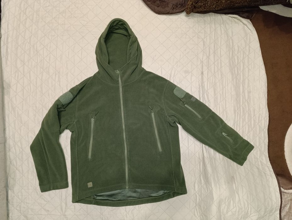Тактическая флисовая куртка, флиска с капюшоном XL 54