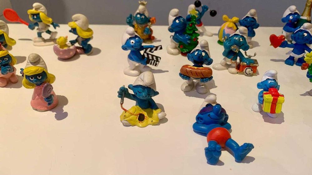 Estrufes (Smurfs) figuras em PVC SCHLEICH - vintage coleção