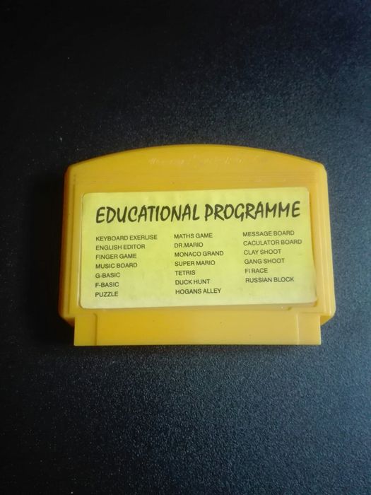 Kartridż Pegasus programy g-basic f-basic gry f1 hogans alley dr mario