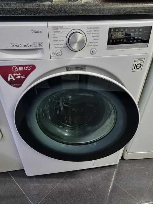 Maquina lavar roupa LG Inverter Direct Drive 8kg A+++