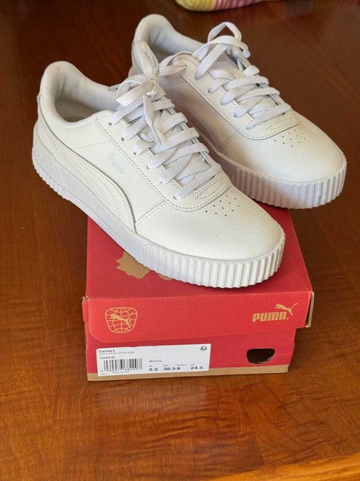 Sapatilhas - Puma White Silver 38,5