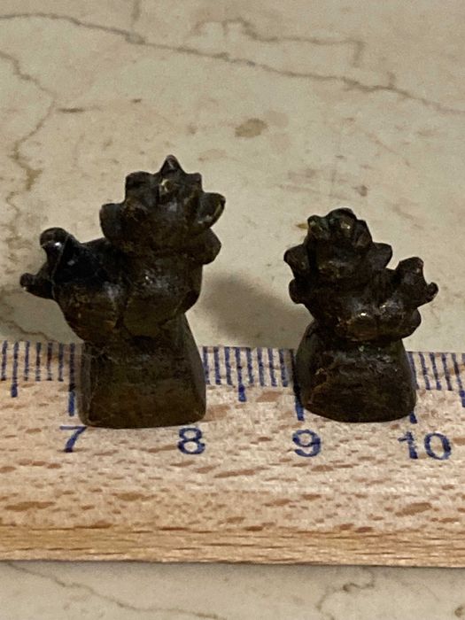 Игрушка Петушки Мини статуэтки бронза Фигурки Курочки Птахи