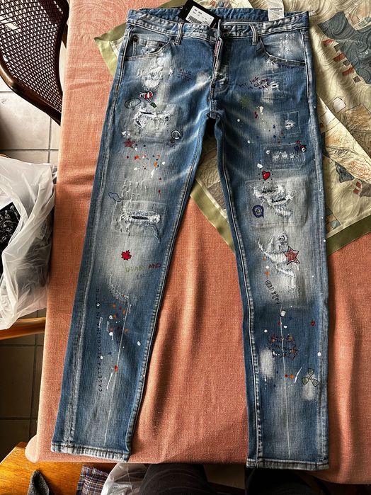 Spodnie Dsquared 52 slim fit