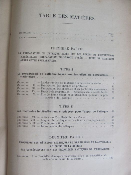L´Artillerie dans I´Offensive do General J. Roger