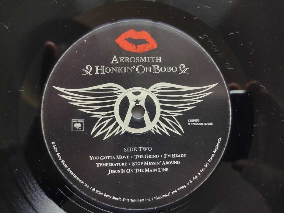 Aerosmith HONKIN' ON BOBO - LP novo Azeitão (São Lourenço E São