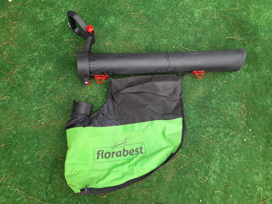 Aspirador, soprador e triturador de jardim