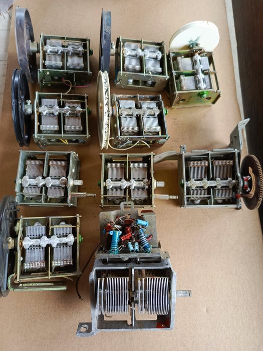 Конденсаторы КПЕ,КПВ старой радиотехники