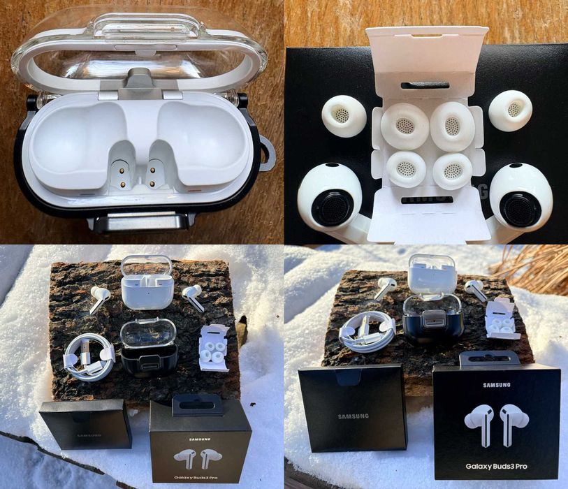 Galaxy Buds3 Pro Białe + SmartTag2 Nowe Gratisy PL