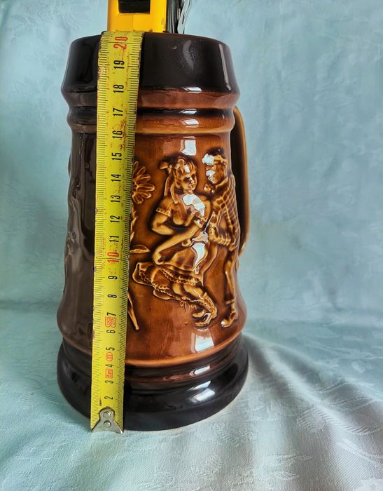 Kufel ceramiczny 21 cm,duży kufel kolekcjonerski