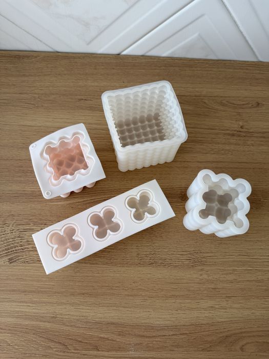 Conjunto de moldes para velas bubble
