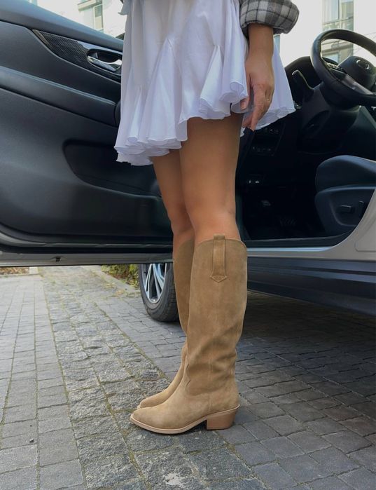 Козаки натуральний замш