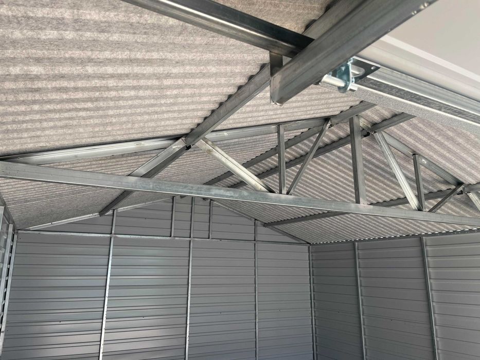 Garaż blaszany, 4x6, konstrukcja ocynk. PRODUCENT.