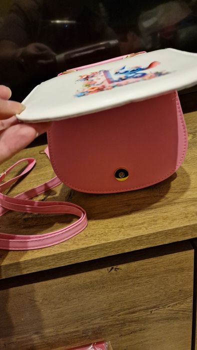 Torebka Stitch dla dziewczynki L różowa nowa prezent