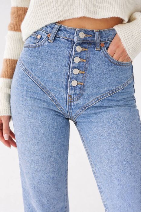 Джинси з кокеткою 34/XS
