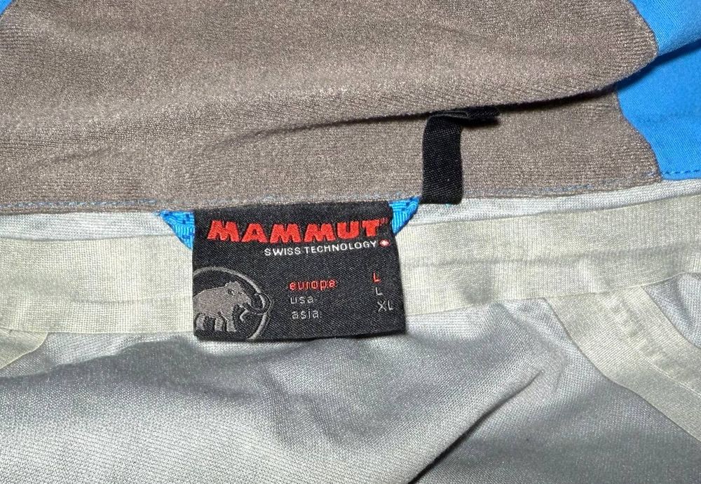 Чорна лижна куртка Mammut European Ski+ Snowsport, Gore-Tex soft shell