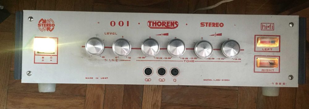 Усилитель мощности звука Thorens Lsm-5100. СССР. Рабочий!