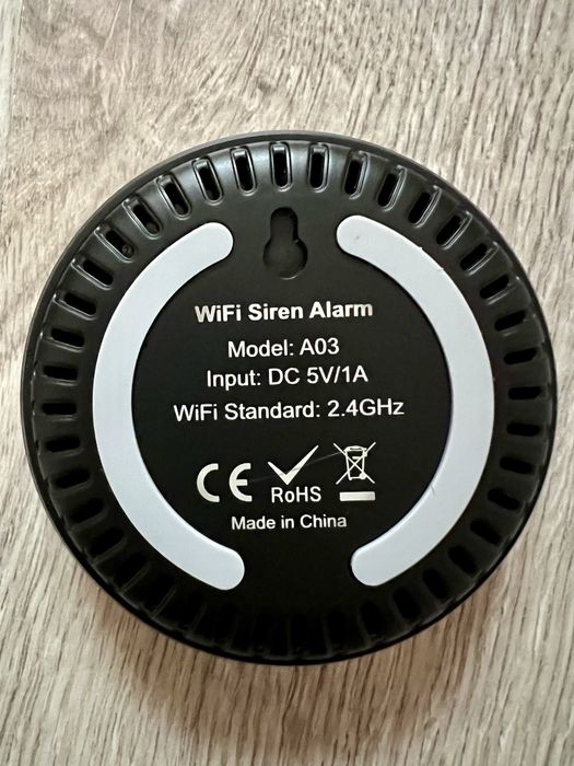 Tuya WiFI Sirene Alarme