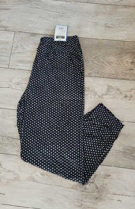D&A spodnie alladynki bambus wzorzyste 3XL-6XL w groszki