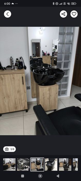 Stanowisko z myjką dla Barbara