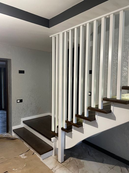 Сходи деревяні сучасний дизайн якість розрахунок та проектування масив