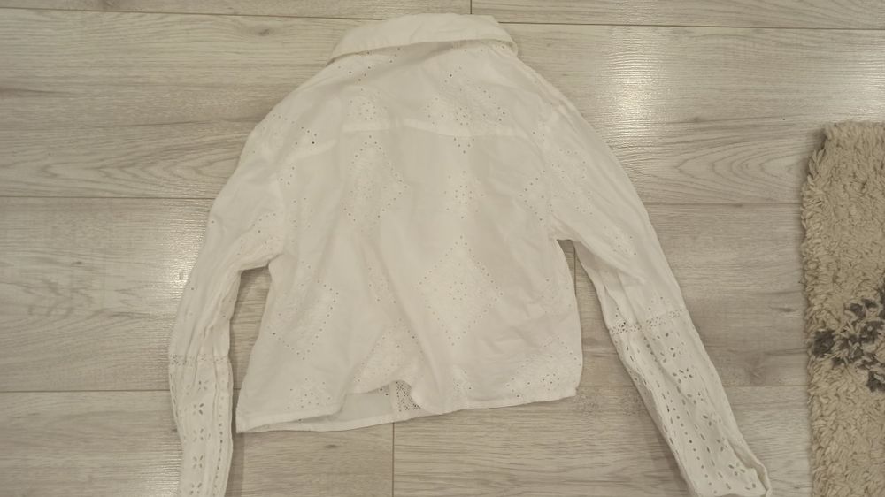 Piękna biała koszula zara r. 140