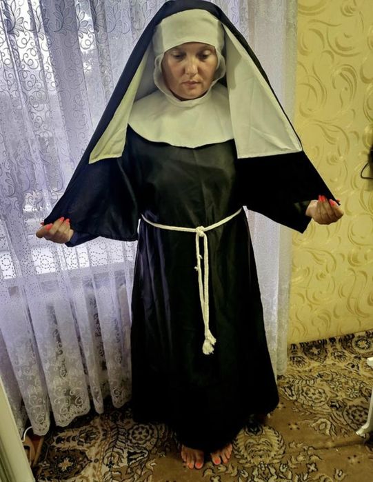 Платье на хеллоуин Монашка.