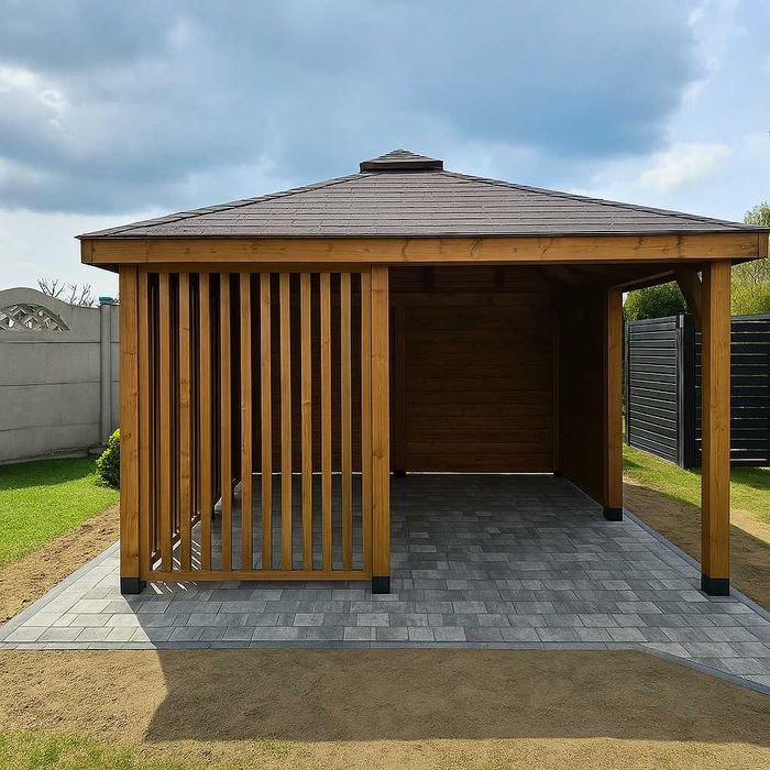 Nowoczesna altana ogrodowa "AZYL" 3x4 altana altanki producent