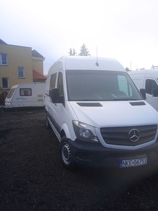 Mercedes Sprinter,2016 r., Brygadówka,6 osobowy,mały przebieg.Zamiana