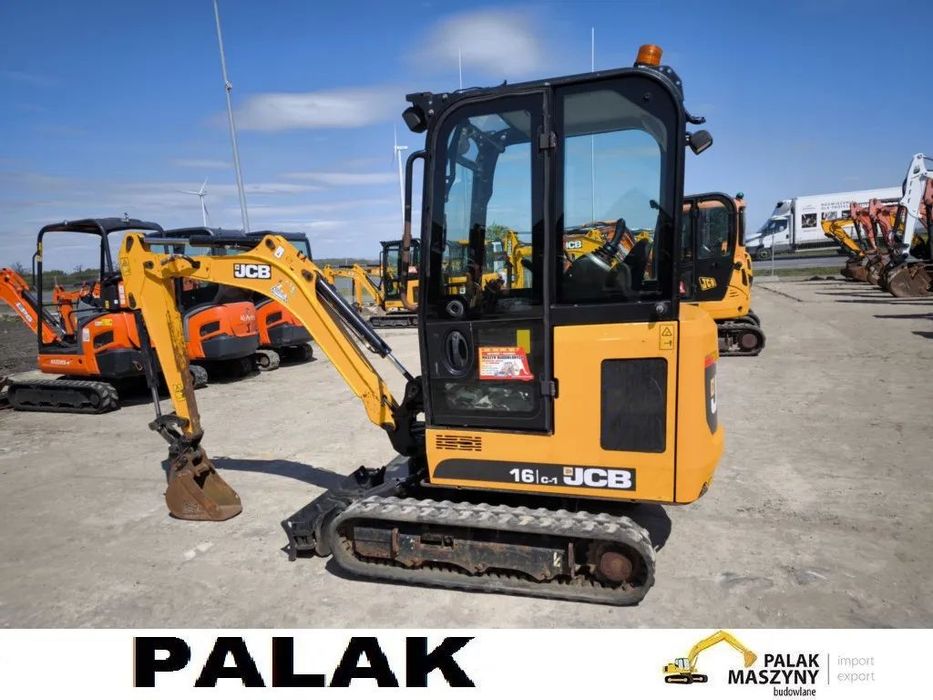 JCB Mini koparka JCB 16 C -1 , 2021 rok  JCB 16 C-1 , JCB 8018 , 8016