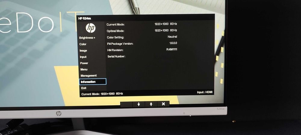 Monitor LED HP 524sa IPS Głośniki