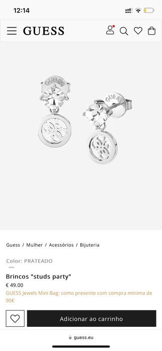 Сережки нові Guess