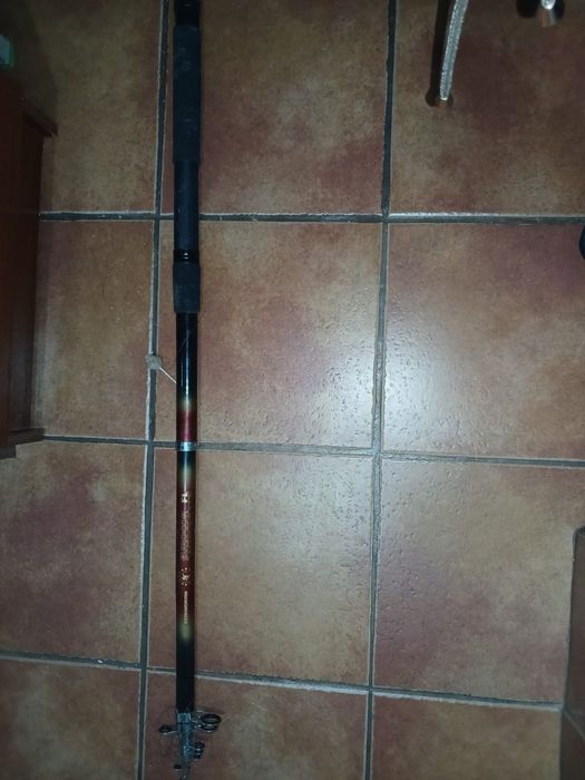 Cana de pesca usada