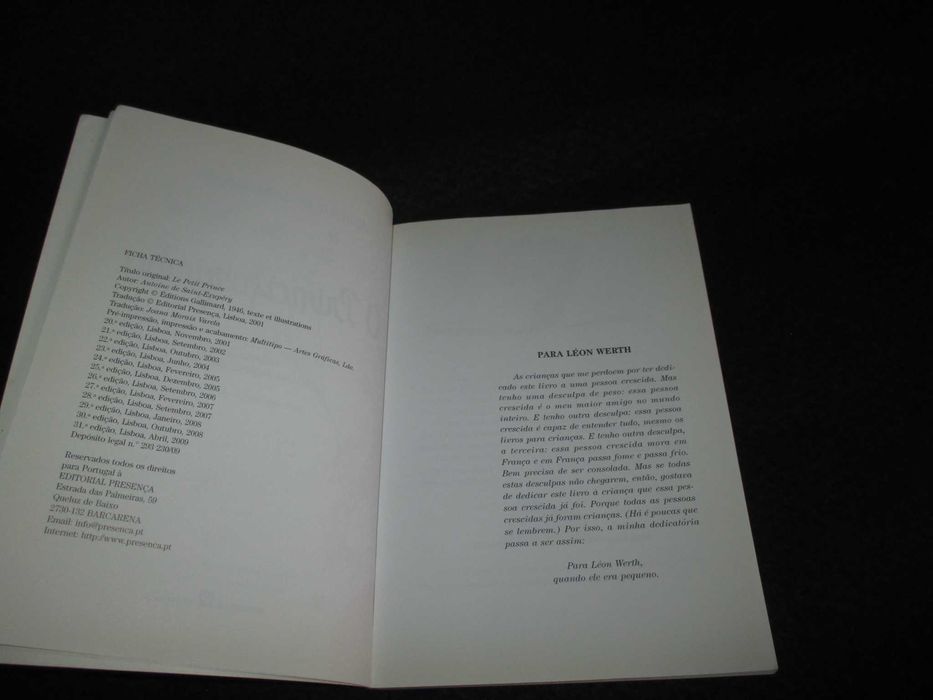 Livro O Principezinho Saint-Exupéry Presença