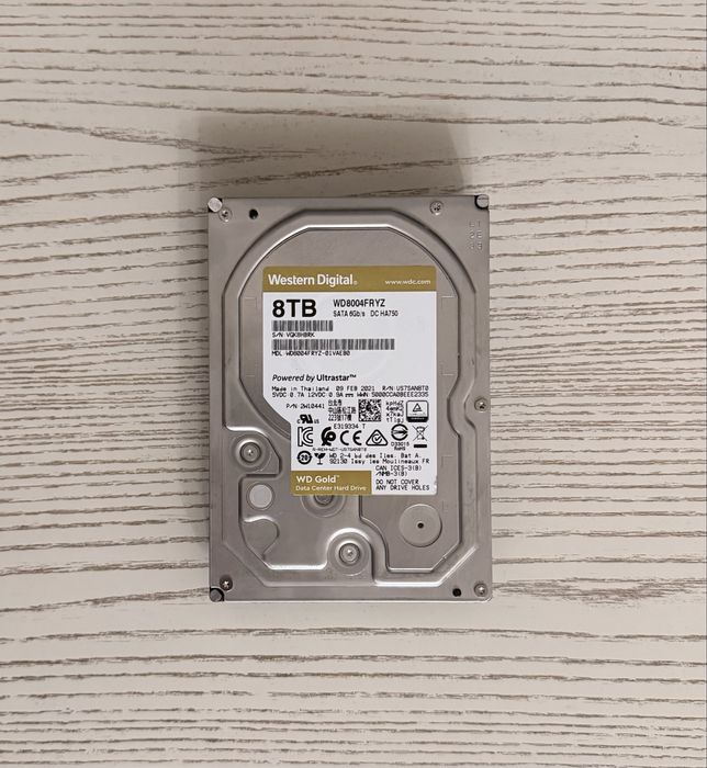 Жорсткий диск WD Red Plus NAS / WD Gold 6TB 8TB 10TB 12TB 14TB CMR