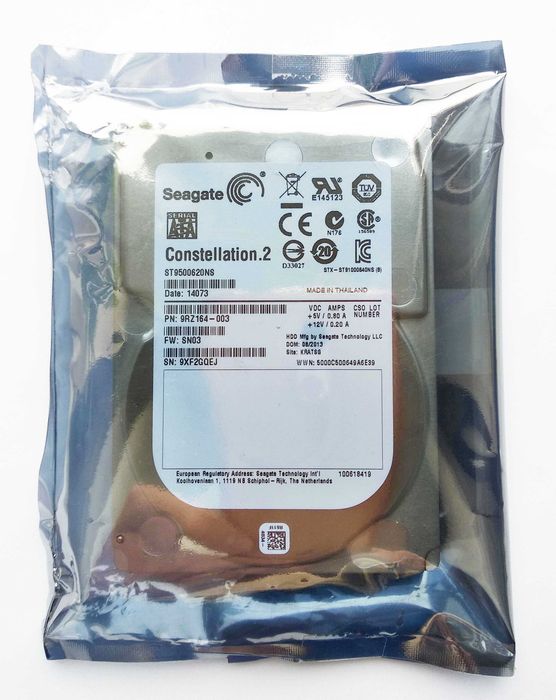 2.5 Seagate 500Gb Constellation.2 SATA3 (Новый) для сервера