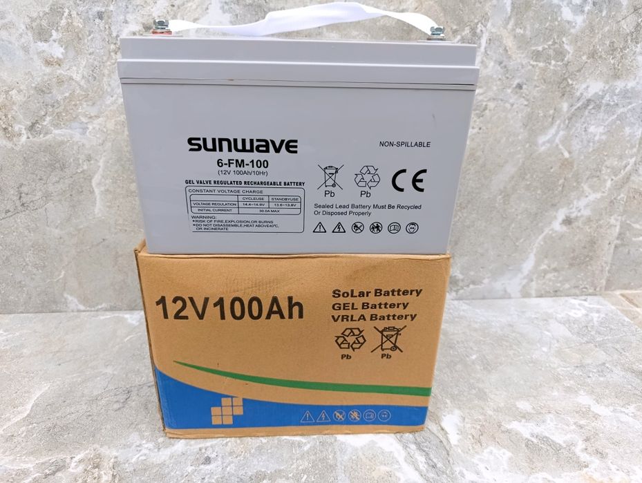 Гелевий аккумулятор 100 ah для інверторів, котлів,ДБЖ