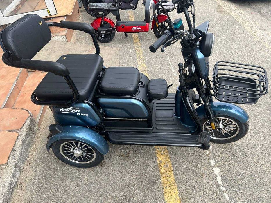 Тяговий трицикл Oscar Trio2 1200W (2026)  Електроскутер 3 колеса 300кг
