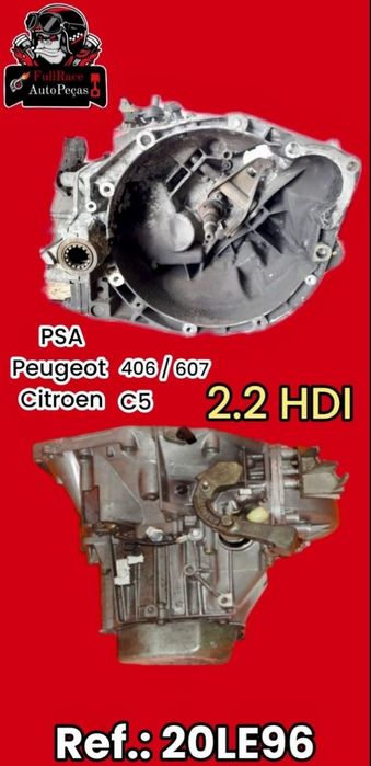 Caixa de Velocidades - 20LE96 - 2.2 HDI - Peugeot / Citroen