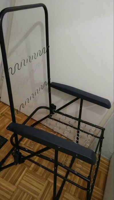 Fotel leżak ogrodowy balkonowy kempingowy składany