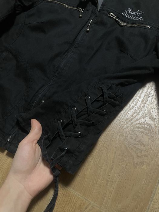 Джинсовка Harley Davidson харингтон