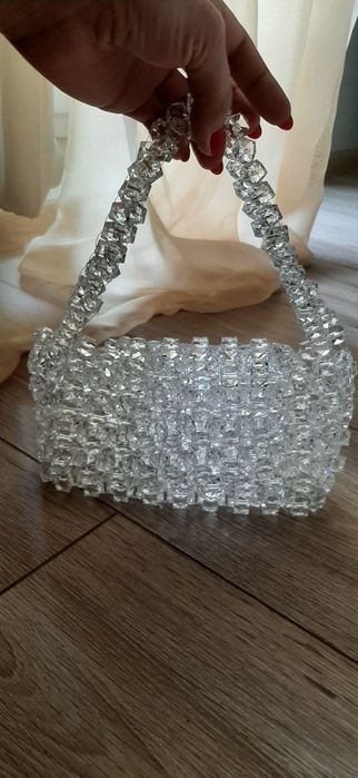 сумочка з кришталевих перлин